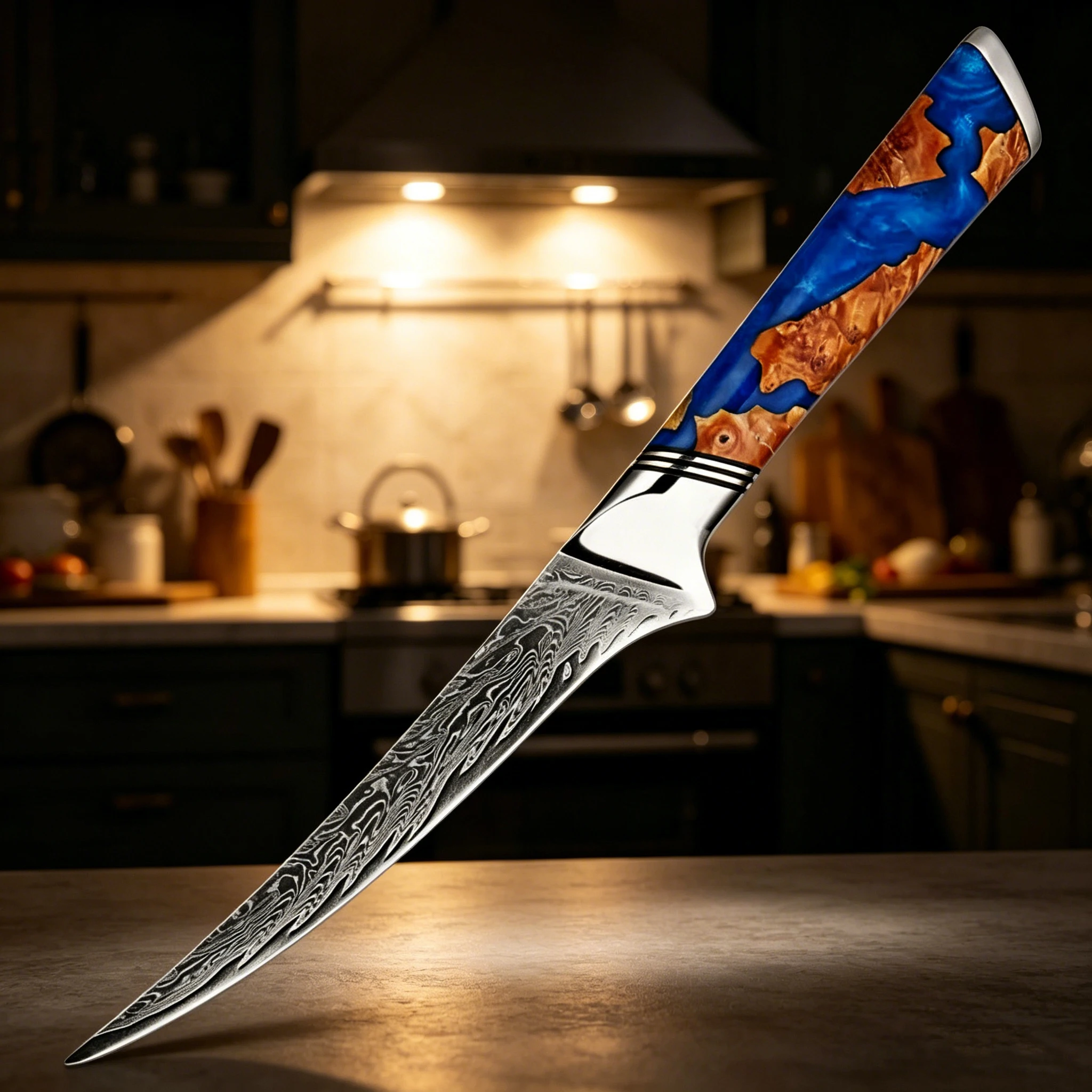 

XITUO 6 Inch Boning Knife ,Slicing Knife Damascus Steel Sharp,Kitchen Fillet Knife for Meat Poultry Chicken Trimming,Fish Knives