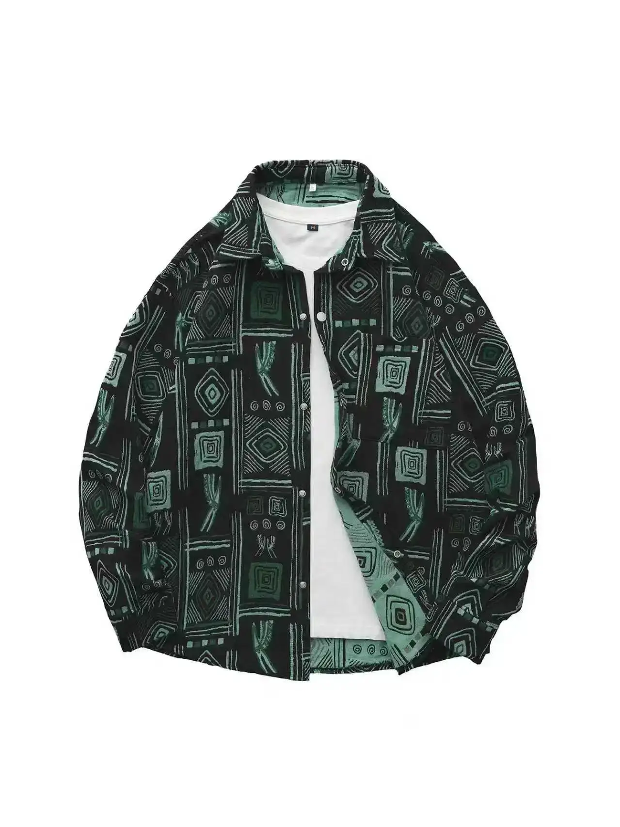 

Весенне-осенняя новая стильная мужская куртка с длинными рукавами с принтом, высококачественная крутая и модная повседневная куртка