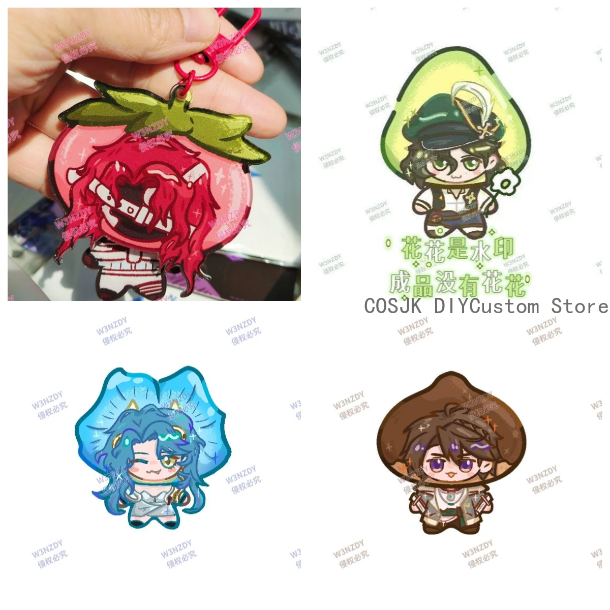 

Anime Reverse:1999 Ulrich Recoleta Name Day Q Version Acrylic Keychain Itabag Pendant Game Ornament Decor Gift