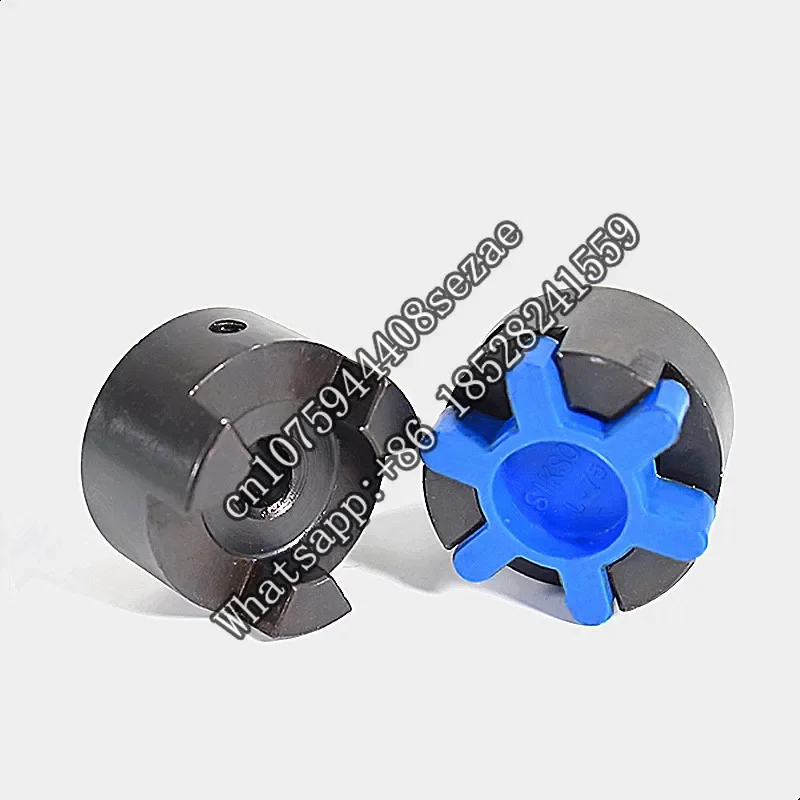 

10PCS L070 075 090 100 plum blossom coupling 45 steel three claw coupling servo motor elastic coupling