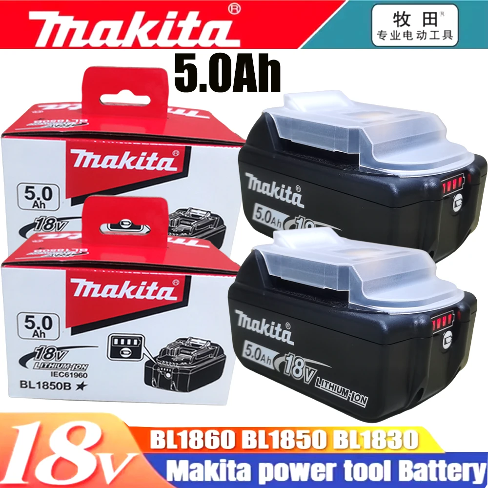 

Original Makita 18V 5/6/Ah rechargeable battery,long battery life,charger,fast charging,Makita BL1850 BL1840 BL1830 tool battery