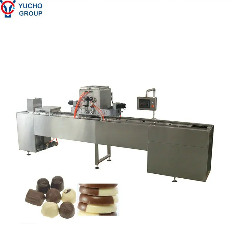 소형 초콜릿 기계 생산 라인 자동 초콜릿 기계 통합 초콜릿 코팅 라인
