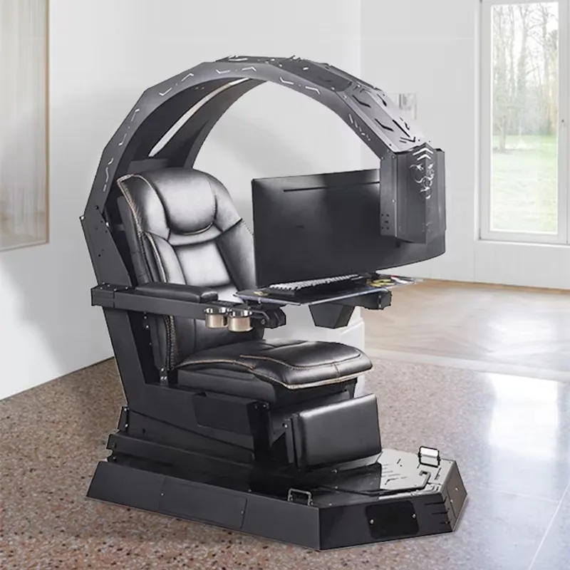 KSM-GC4 Luxury Massage RGB Gaming Chair Gamer White Gaming rgb Light Sillas Gaming Chair and Office Workstation Computer Station