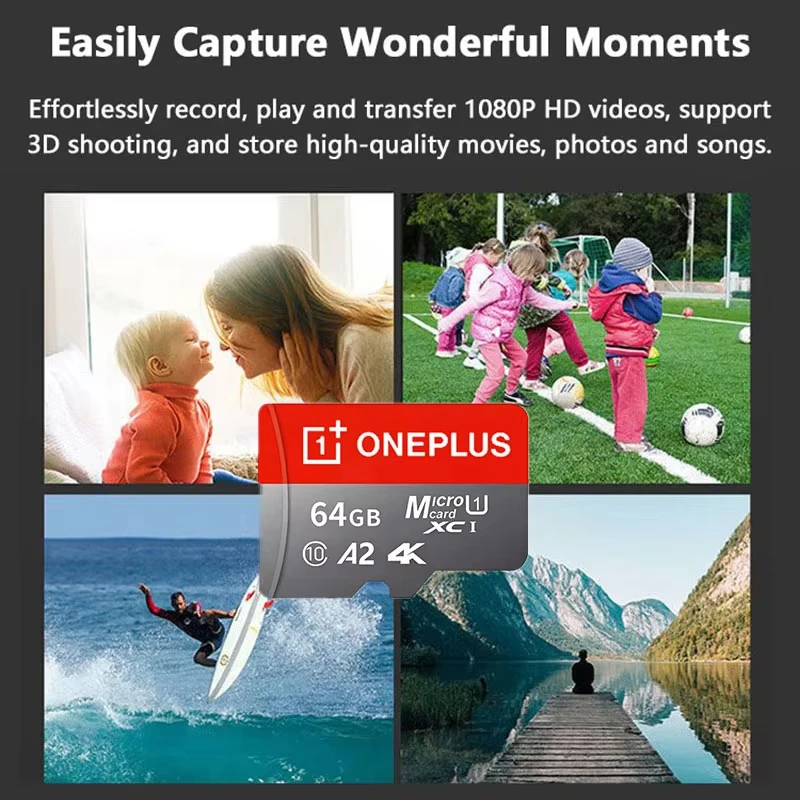 Oneplus Micro SD Card 1TB High Speed TF Flash Card Memory Card NEW 128GB 256GB 512GB U3 V60 8K Full HD For GoPro Action Camera - view 6