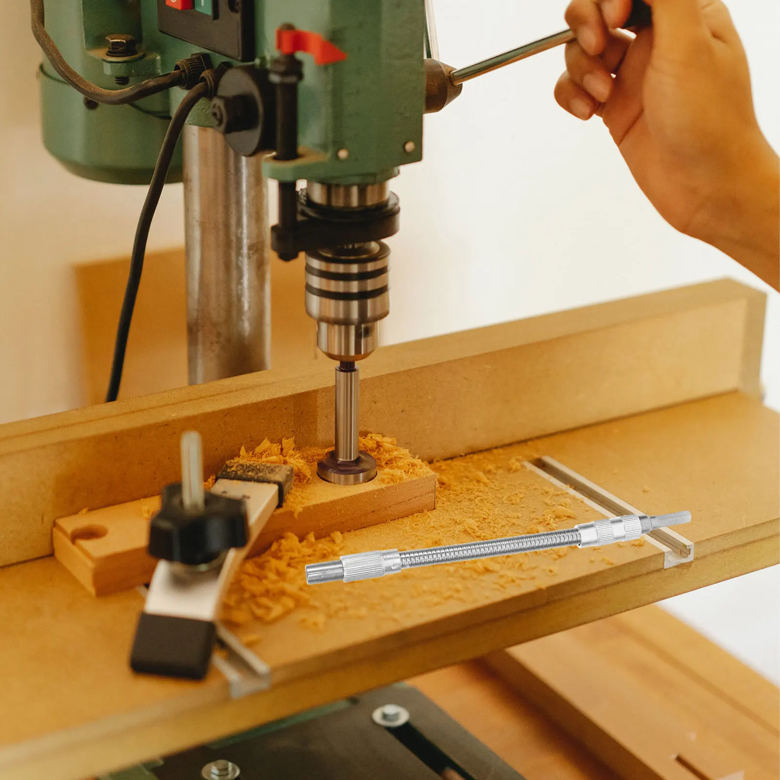 

Flexible Socket Extension Alloy Shaft Compatible with Multiple Electric Drills Drill Bit Flexible Shaft Extension Holder