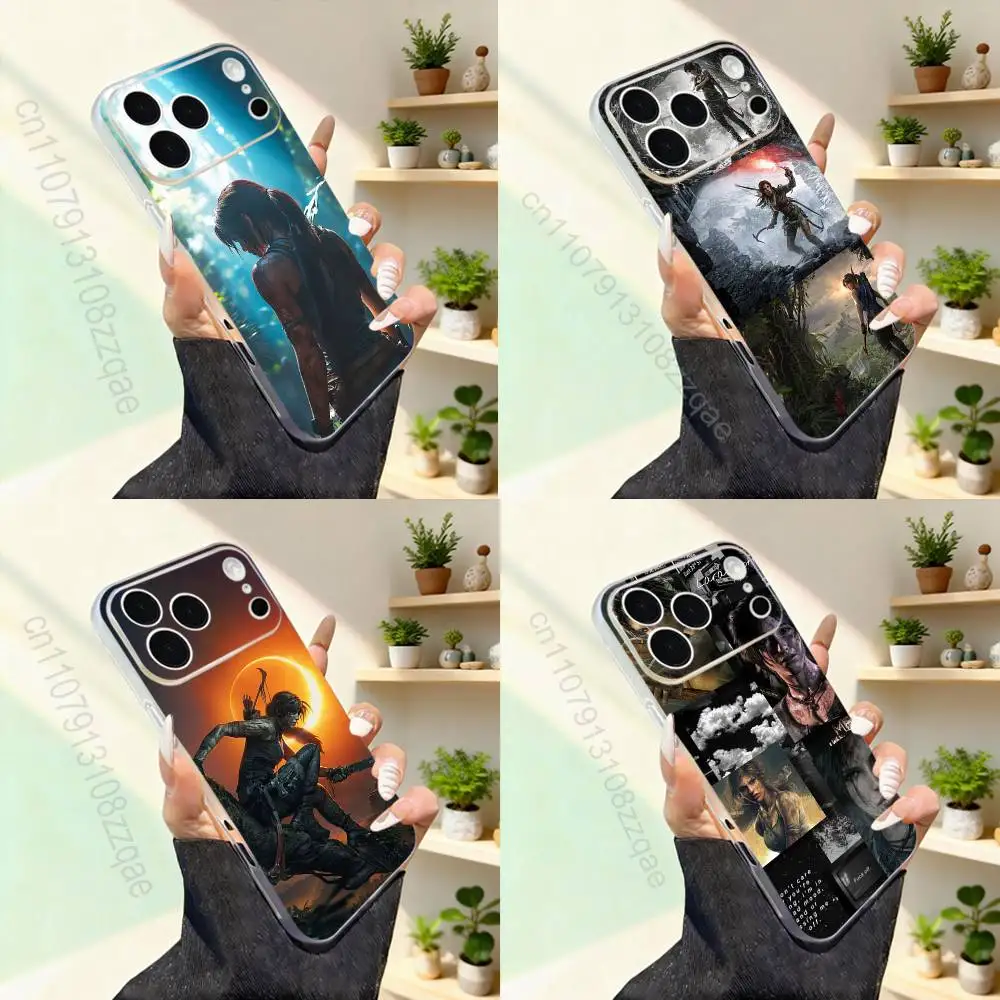 

L-Lara C-Croft Cool For iPhone 17,16,15,14,13,12,11,Pro,Max,Plus,Mini,SE4,E Magnetic For Magsafe Wireless Phone Case