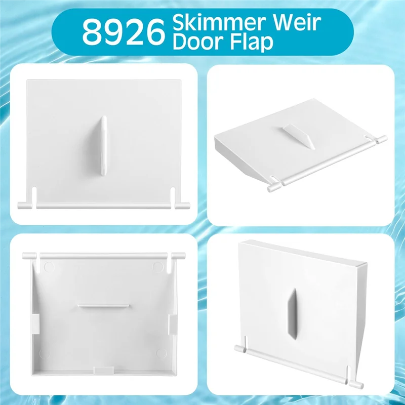 AT02-8928 Pool Skimmer Basket Pool Skimmer Skim Vacuum Plate With 90 Degree Elbow 8929 Skimmer Weir Door Flap