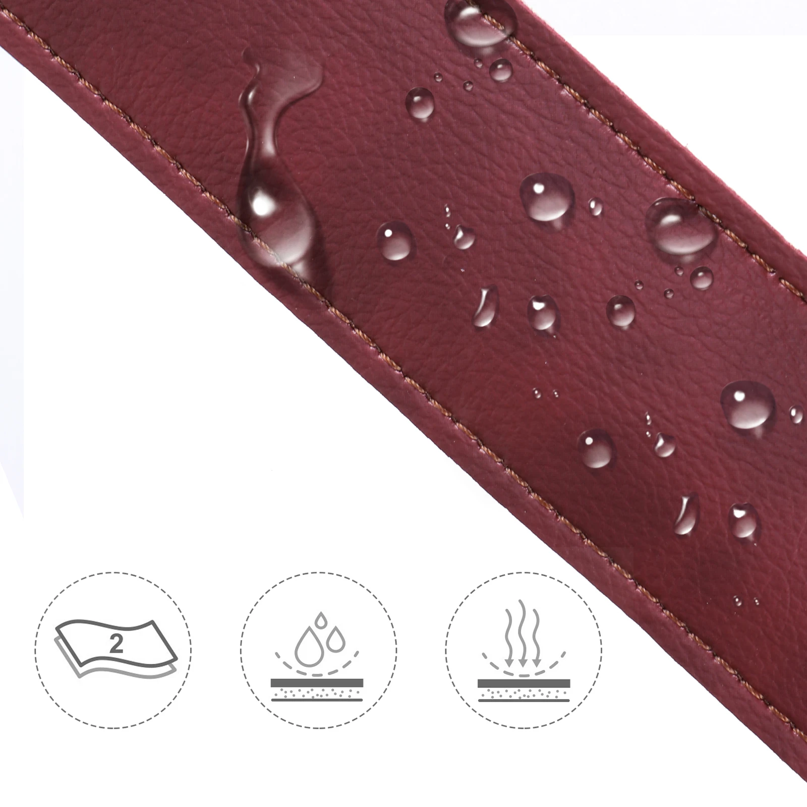 

Adjustable No Drill Double Pu Guitar Belt Replacement For Shoulder Stylish Comfortable Instrument Accessories