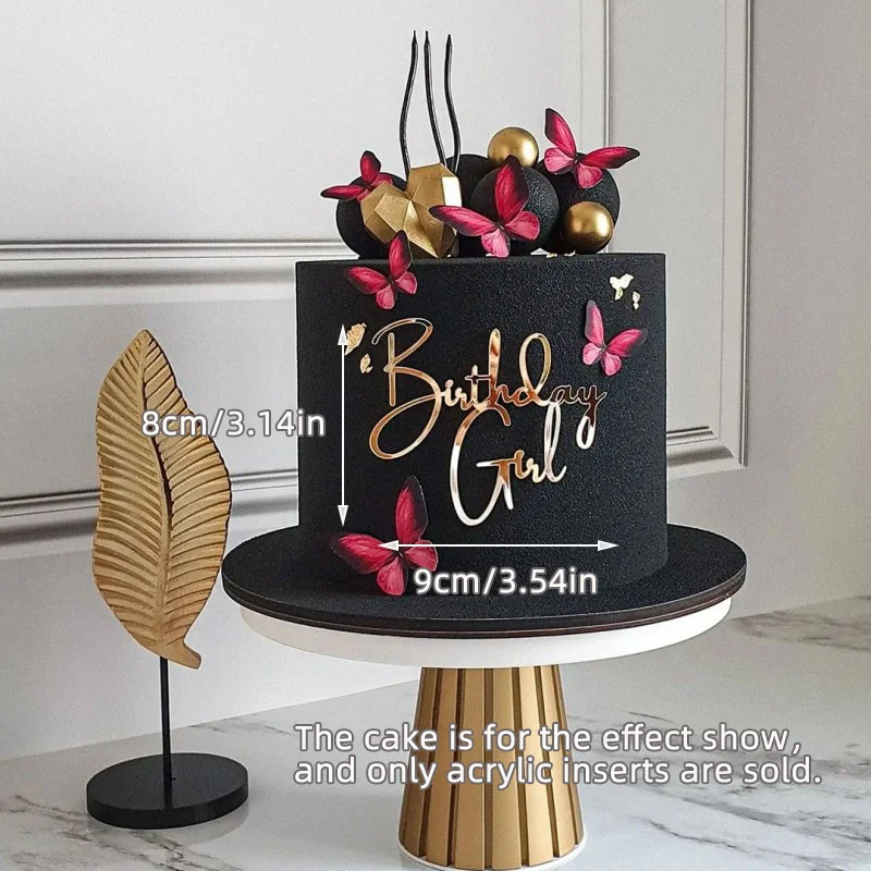 Oh Baby-Acryl-Kuchenaufsatz, alles Gute zum Geburtstag, Partydekoration, Junge oder Mädchen, Geschlecht offenbaren, Dessert-Dekor 1 Stück/3 Stück/5 Stück – Detail 13