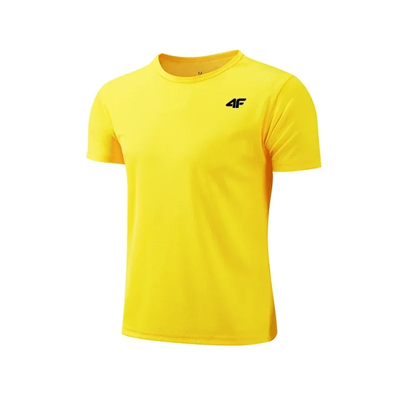 Men's Summer Exercise Trainning T-shirt High Quality Breathable Quick Dry Short Sleeved Top Marathon Gym Fitness Basketball Tees image 5
