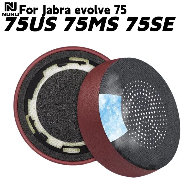 

Replacement Ice gel Ear Pads Cushions For Jabra evolve 75 75US 75MS 75SE Headphone Soft Memory Foam Pads/Earpads