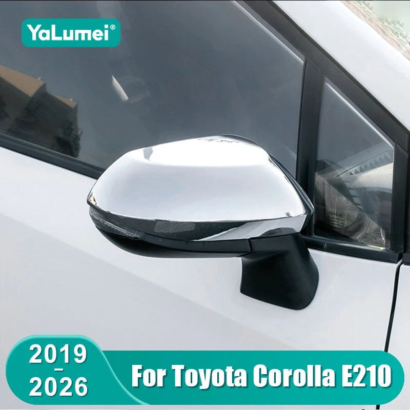 For Toyota Corolla E210 2019 2020 2021 2022 2023 2024 2025 2026 Hybrid Car Rearview Mirror Cover Shell Exterior Accessories