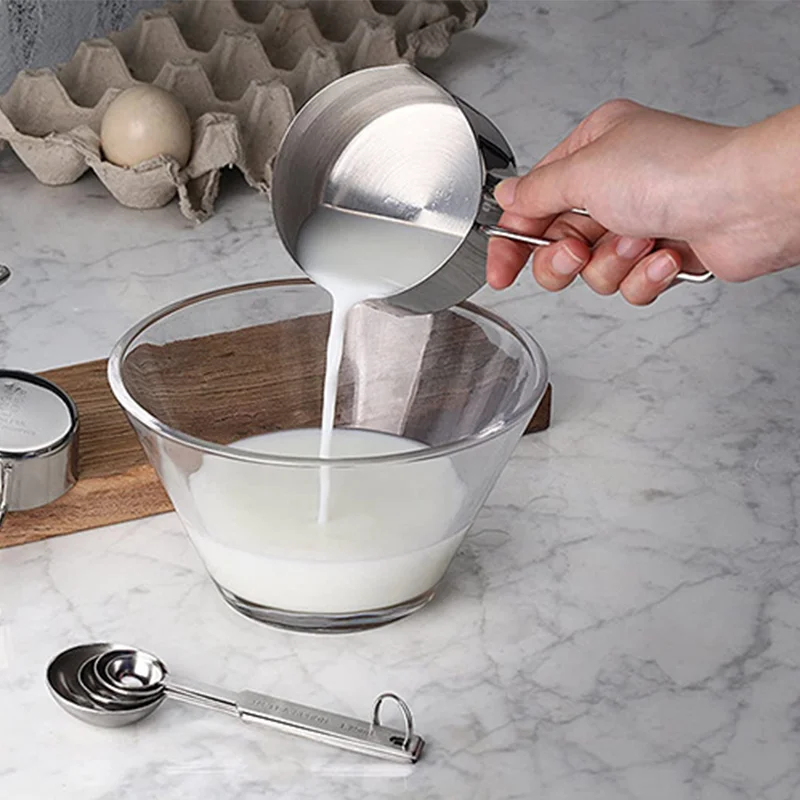 4/7/9pcs Measuring Tools Kitchen Measuring Spoons Teaspoon Sugar Scoop Cake Baking Flour Measuring Cups Kitchen Measuring Spoons