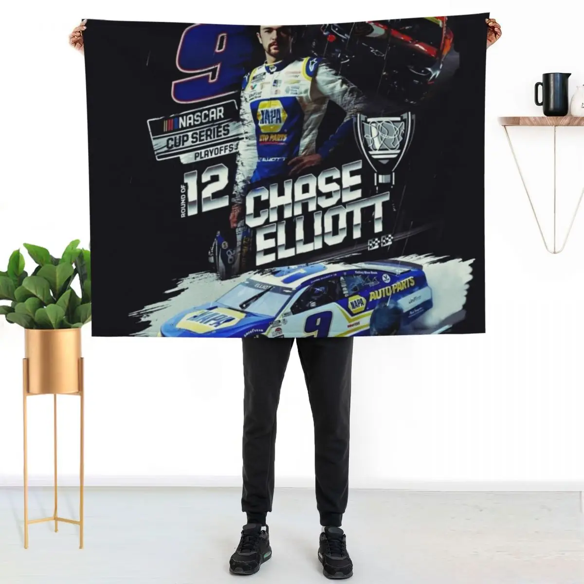 Chase elliott Throw Blanket Soft Big For Baby wednesday Blankets For Bed Luxury Throw Kid'S Blankets