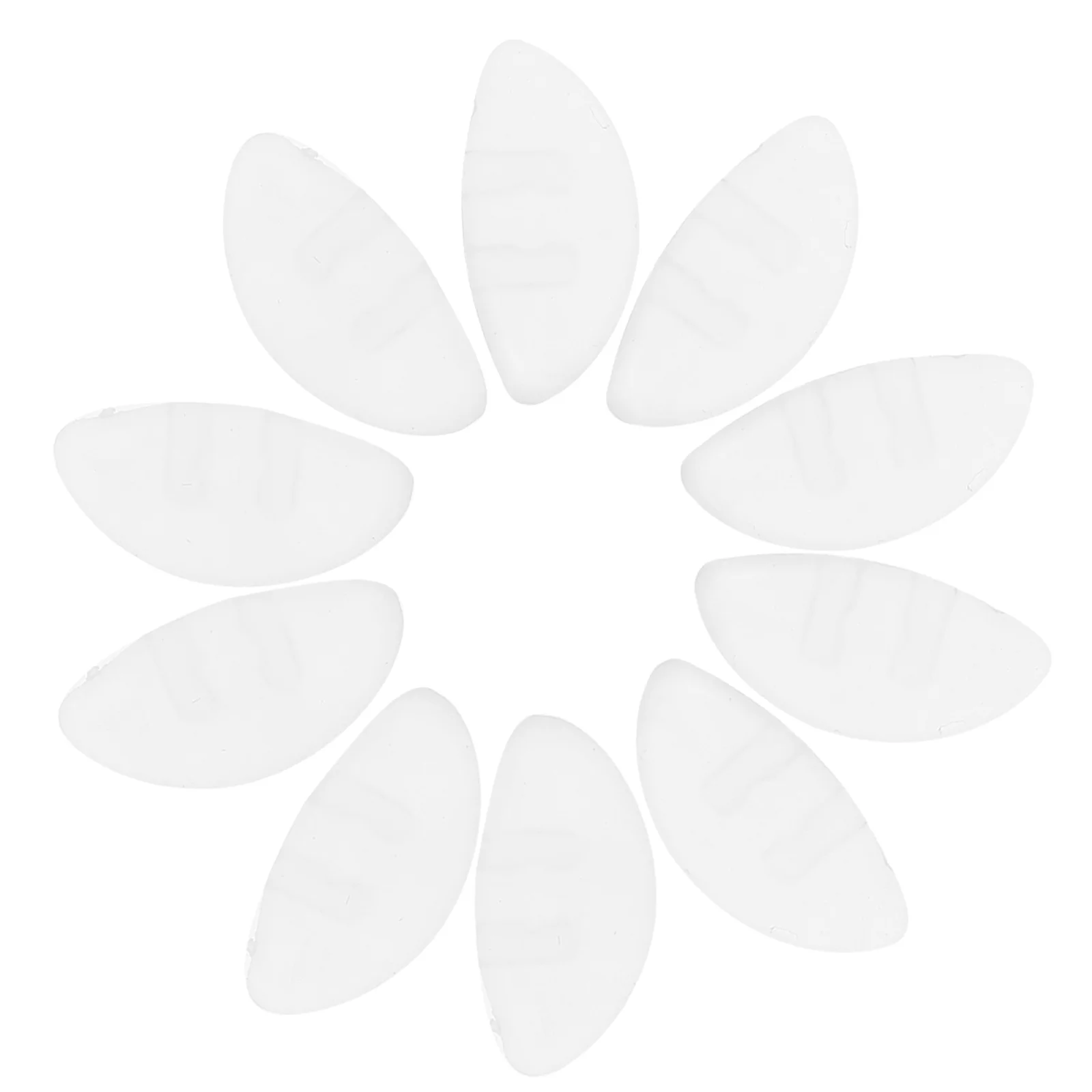 10 paires de plaquettes nasales en Silicone, accessoires de lunettes antidérapants, pièces de rechange confortables et durables