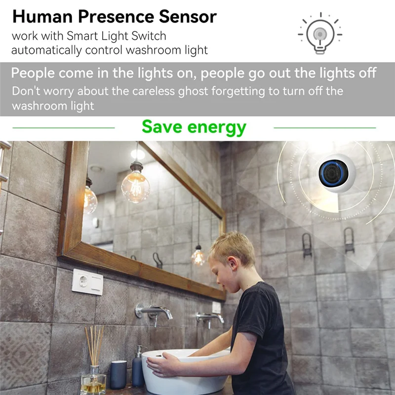 Smart Human Presence Sensor High Sensing Human Body Exists Sensor Home Smart Home Security