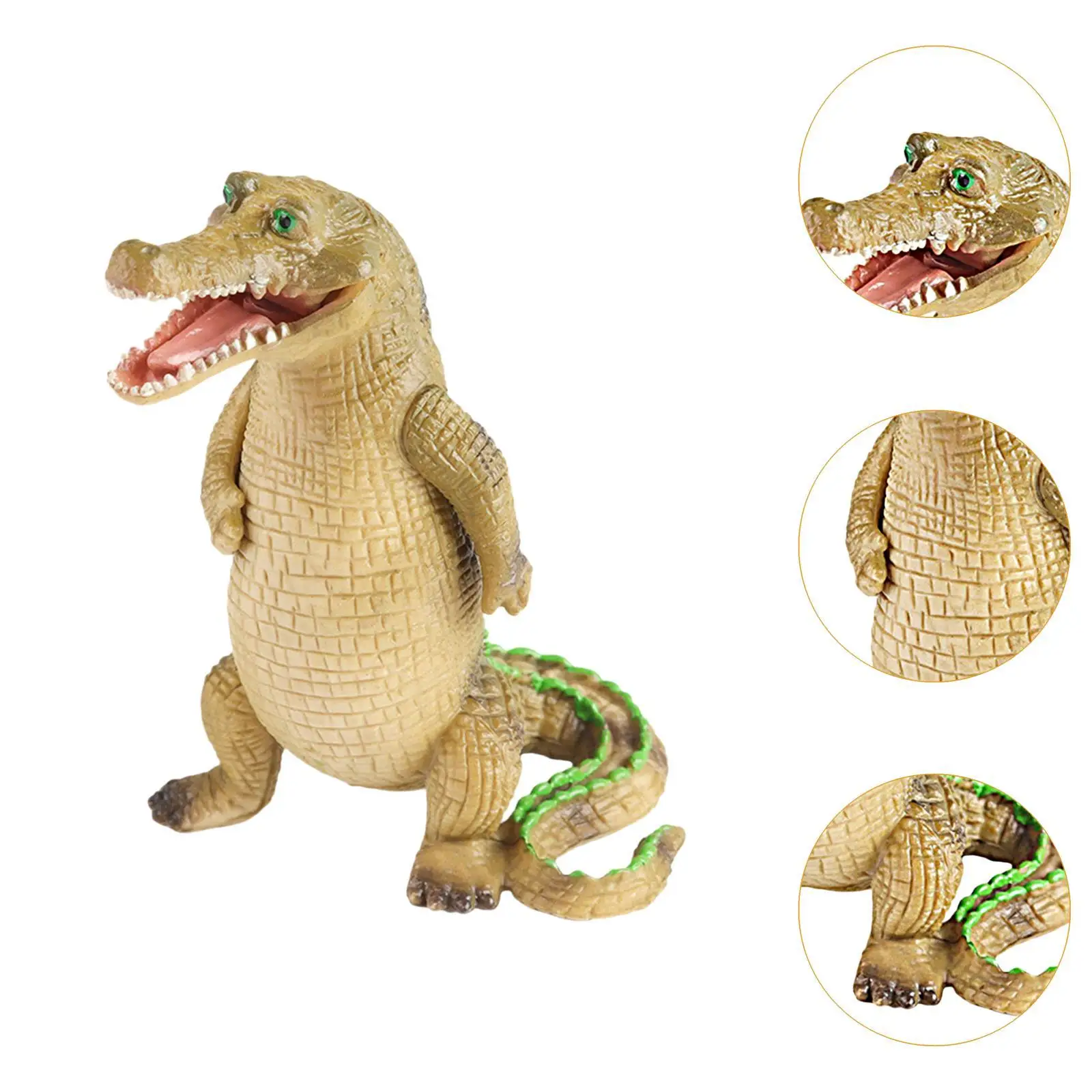 Figurine de Crocodile de Simulation, jouet sur pied, faune, Jungle, pour enfants, cadeaux du nouvel an, cadeaux de fête pour filles