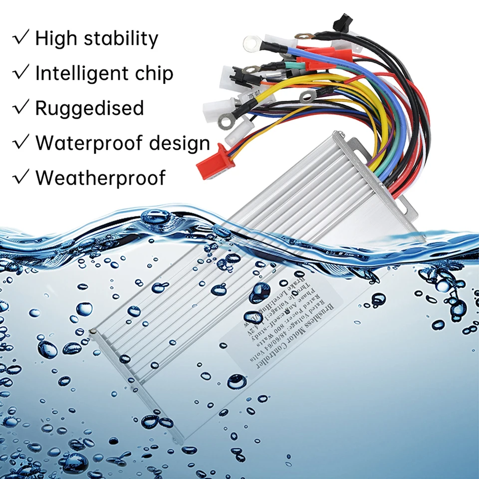 48V 60V 64V 35A 800W Electric Bicycle Motor Controller Intelligent DC Brushless Controller E-Scooter Motor Switch Control image 2