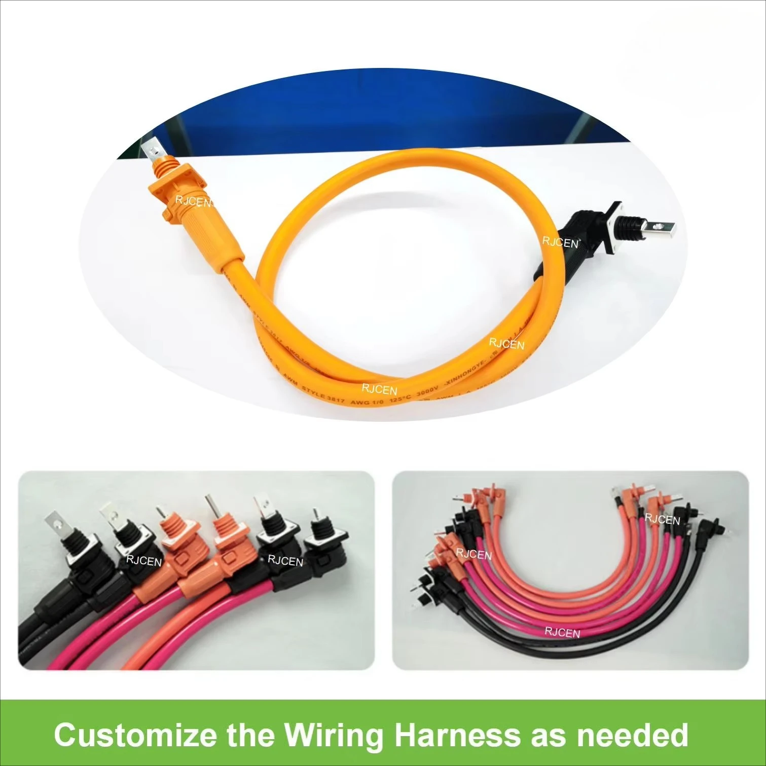 Energy Storage Connectors Custom Wiring Harnesses 1500V 70A-500A IP67 Battery Container Connector Power Solar Power Systems