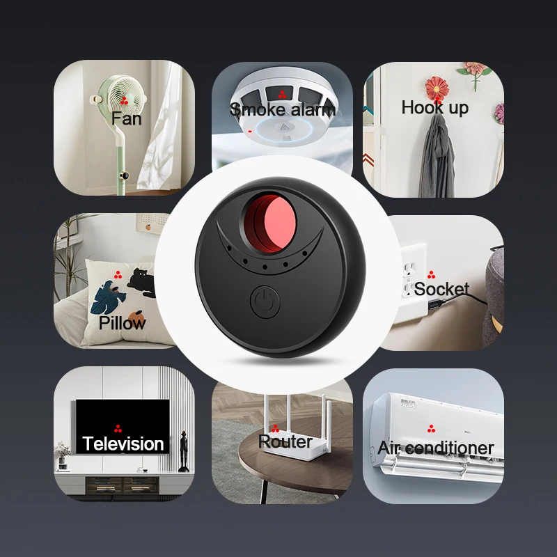 Camera Detector For Hidden Cameras Portable Anti-Peeping Detector Detection Gadgets For Hotel Anti-Peeping Security Protection