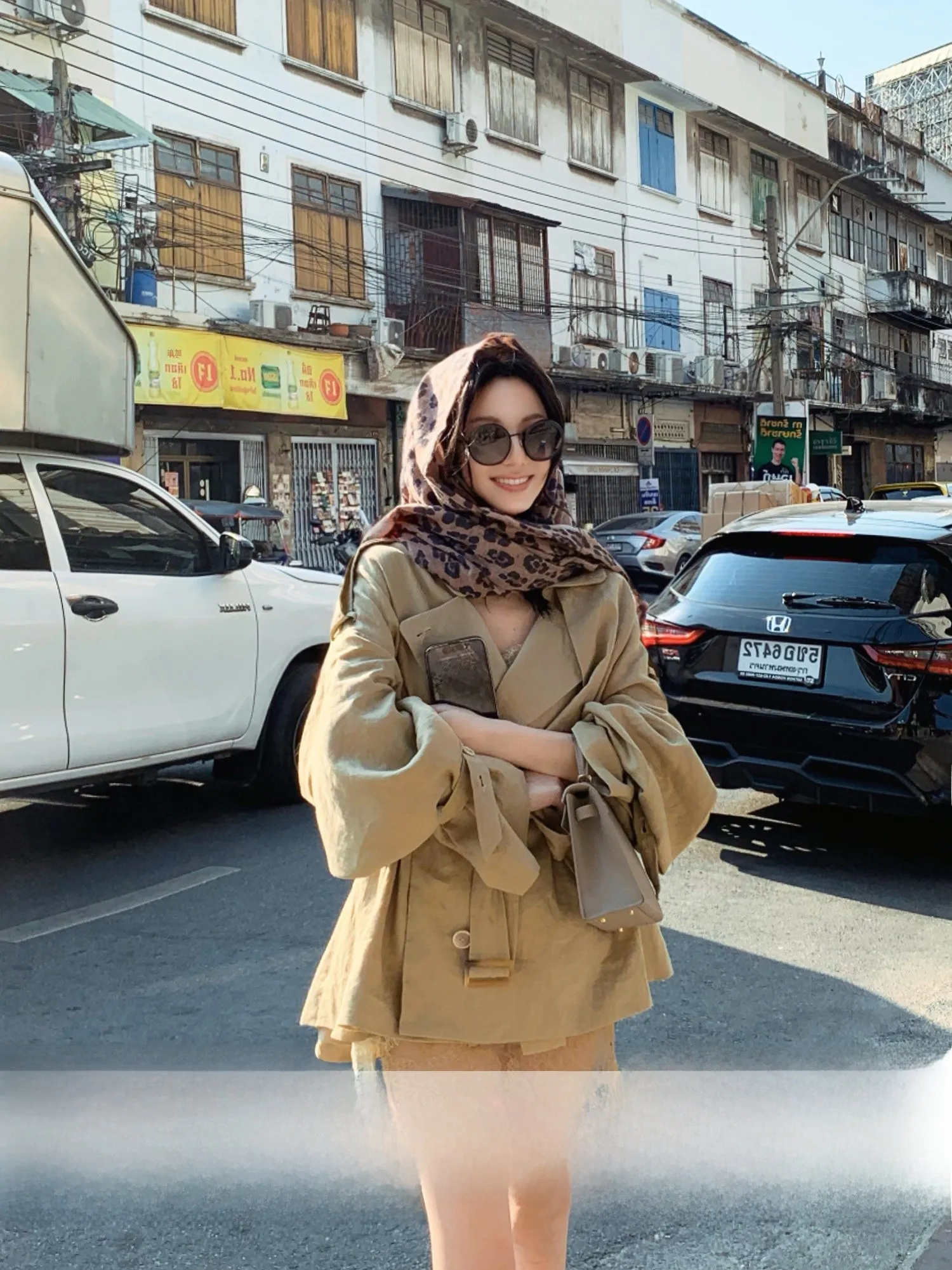

Moss Studio Parisian Dream Spring Season Women's Linen Jacket Coat Loose Fit Online Exclusive Short Length Single Button