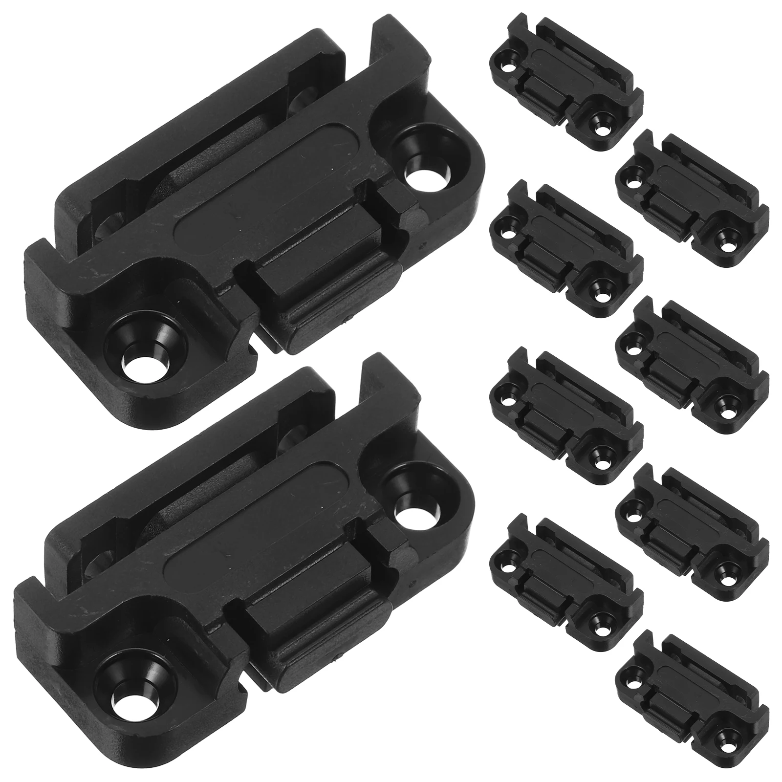 

10pcs Roman Column Buckle Corner Brackets Plastic Angle Braces Wood Heavy Duty Shelf Bracket Fastener Extrusion Connector Wall