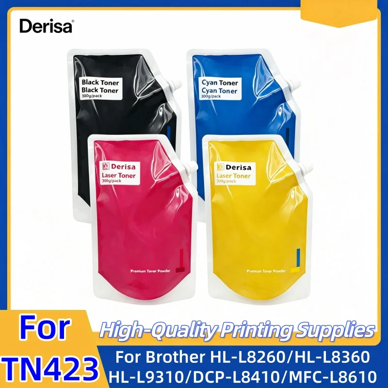 300g/pcak TN423 TN431 TN433 TN436 Toner Powder For Brother HL-L8260 L8360 L9310 DCP-L8410 MFC-L8610 L8690 8900 9570 8250 8610 82