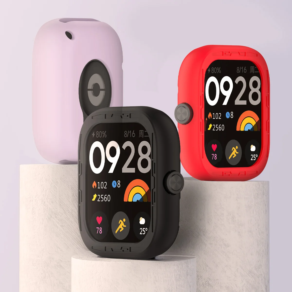 لساعة Redmi Watch 4 حافظة من السيليكون ملحقات الساعة الذكية غطاء حماية لساعة Xiaomi Redmi Watch 4 إطار حماية