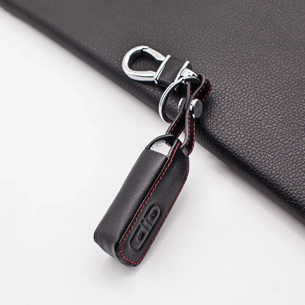 Fashion Style Soft Leather Case Cover for Honda N BOX / N WGN / N ONE 2012-2017 2 Buttons Smart Keyless Remote Fobs Accessories