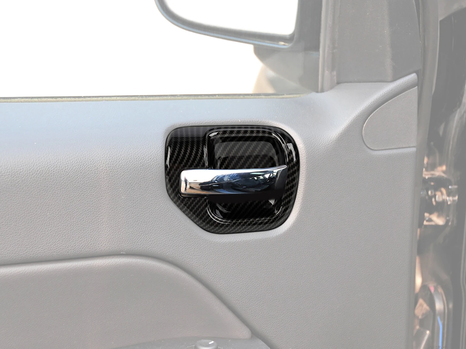 For Jeep Compass 2010-2016 Car Inner Door Handle Bowl Cover Stickers Interior Decoration Auto Accessories view 6