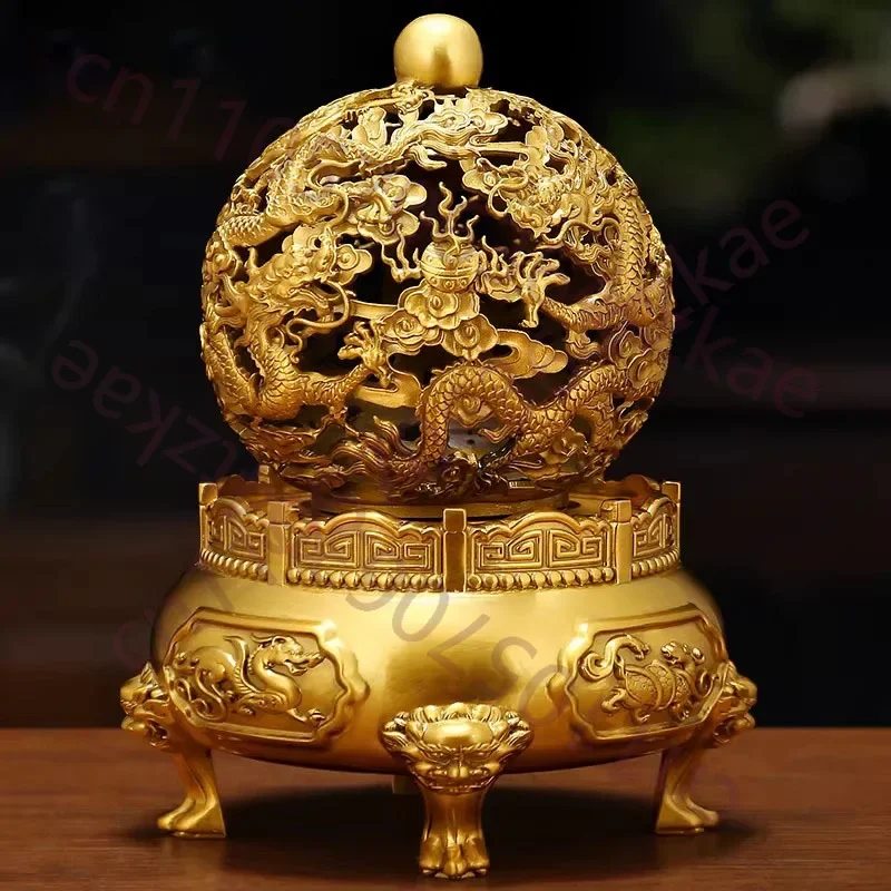 Ultimate Feng Shui Talisman: Nine Revolutions Universe Cauldron - Solid Bronze Ding Vessel to Balance Cosmic Energy & Guard Home