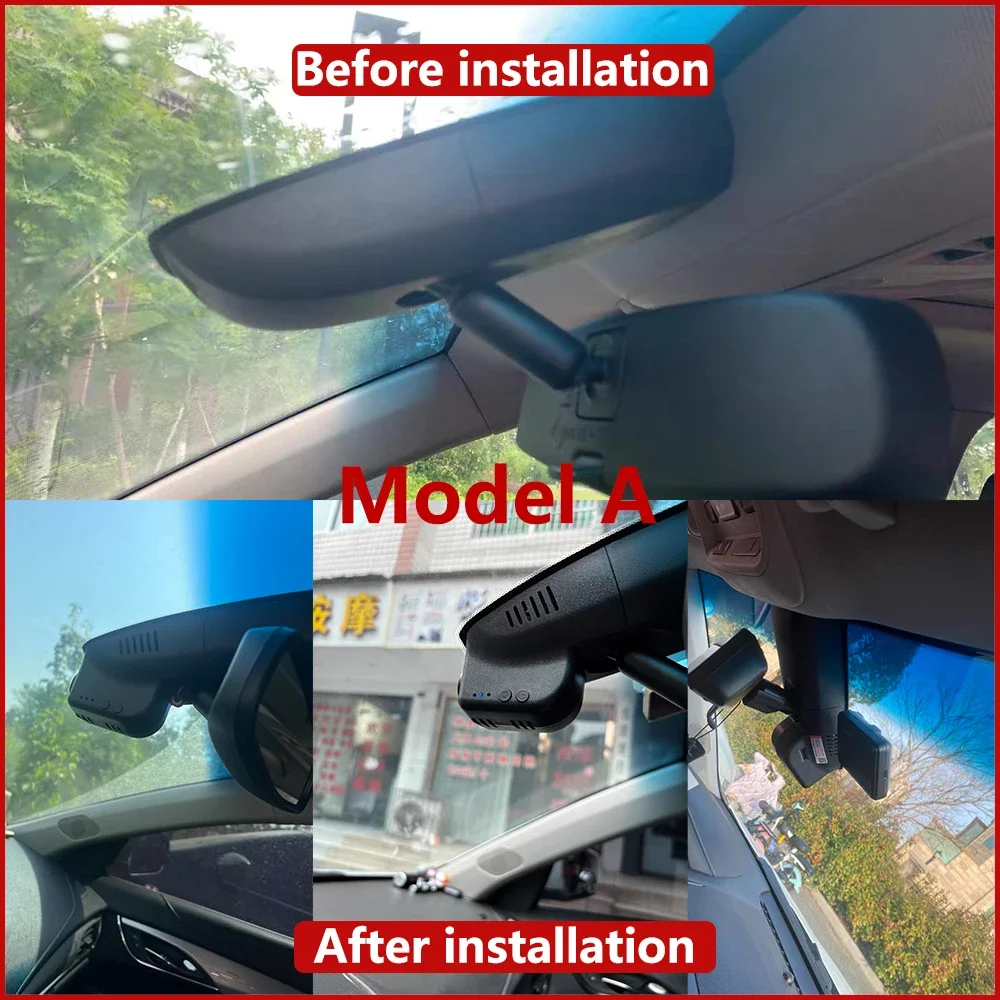 ZhuCamX لكاديلاك ATS V ATS-V 2012 ~ 2019 4K UHD 2160P جهاز تسجيل فيديو رقمي للسيارات داش كام كاميرا للرؤية الليلية مسجل التوصيل والتشغيل