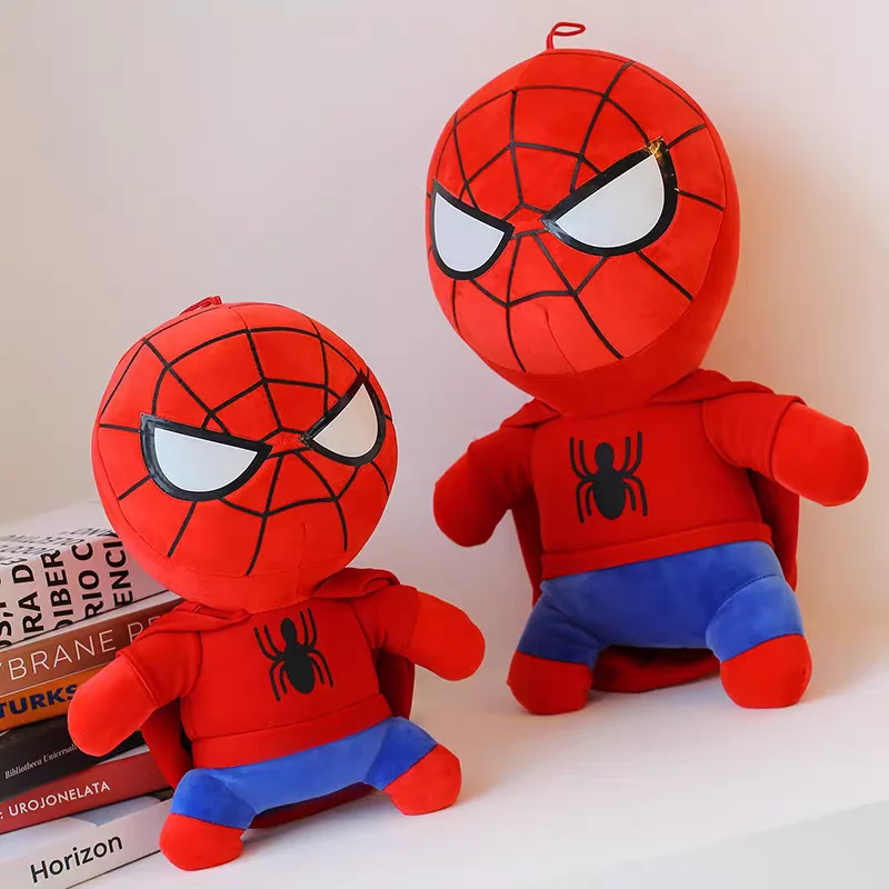 

2024 23-60cm Spider Man Plush Toys Figure Hoodies Spiderman Cartoon Model Dolls Kids Birthday Gift Children'S Movie Plushie Doll