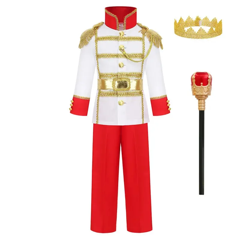 

Kids Halloween Party Costume Boys Fairy Tale Prince Charming Cosplay Costumes
