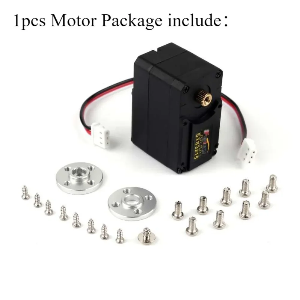 6 pièces Feetech STS3215 19KG 7.4V double axe TTL chaîne Robot Servo pour SO-ARM100 bras robotique pour Robot de programmation ST-3215-C001