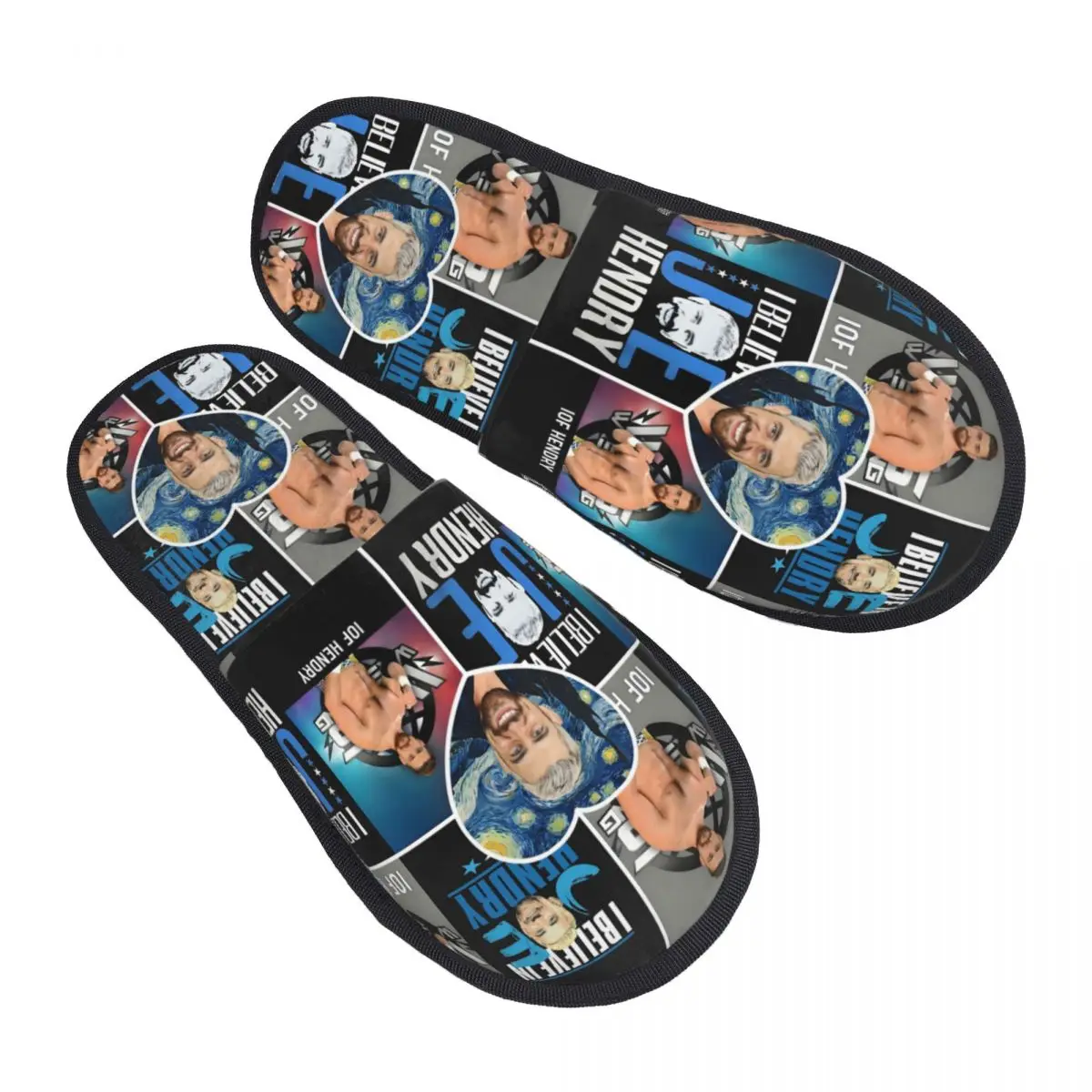 

Женские домашние тапочки с принтом Джо Хендри, шотландские профессиональные борцовские домашние тапочки Starry Night NXT TNA, домашние тапочки из пенопласта
