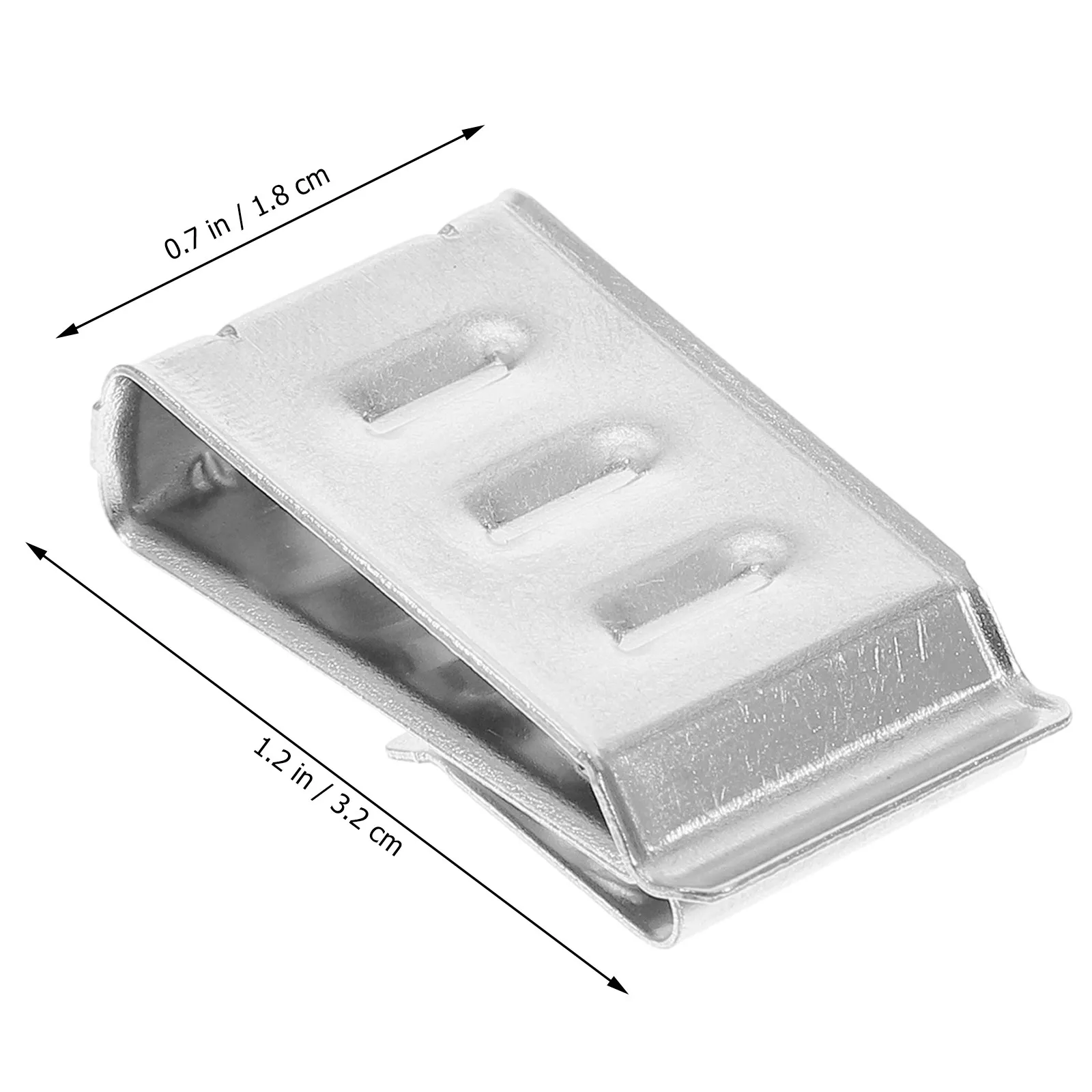 20Pcs Solar Panel Cable Clamp Stainless Steel Corrosion Resistant Barbed Design Easy Detach Photovoltaic Wire Clips Electrical