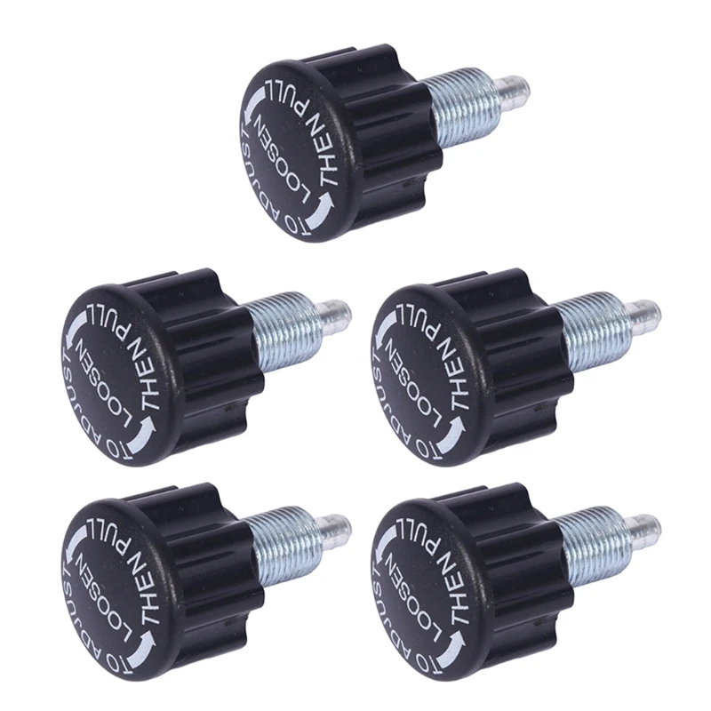 5Pcs 16'' Universal Pull-up Spring Pull Pin Knob Fitness Pull Pin Knobs N58B