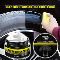 Tire Polishing Wax - UV protection and waterproof coating that restores black finish and prevents cracking to restore tire gloss