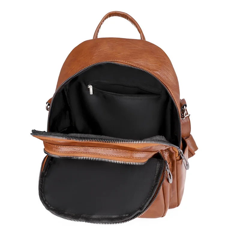 Alta Qualidade Juventude Mochilas De Couro PU Para Meninas Adolescentes Saco De Escola Feminino Mochilas Venda Quente 2023 Nova Mochila Mulher Moda