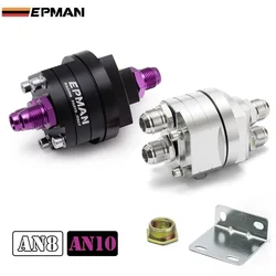 EPMAN AN8 AN10 Black/Silver Oil Filter Sender Sandwich Plate Cooler Adapter Kit 3/4X16,20X1.5 EP-OL03