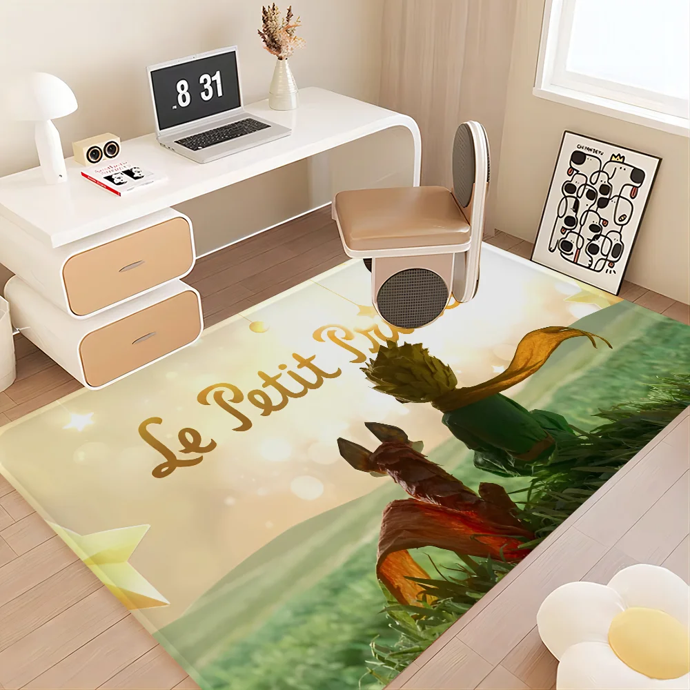 Little Prince Door Floor Mat Floor Mat Non-Slip Laundry Room Mat Laundry Decor Balcony Child Living Room Household Carpets