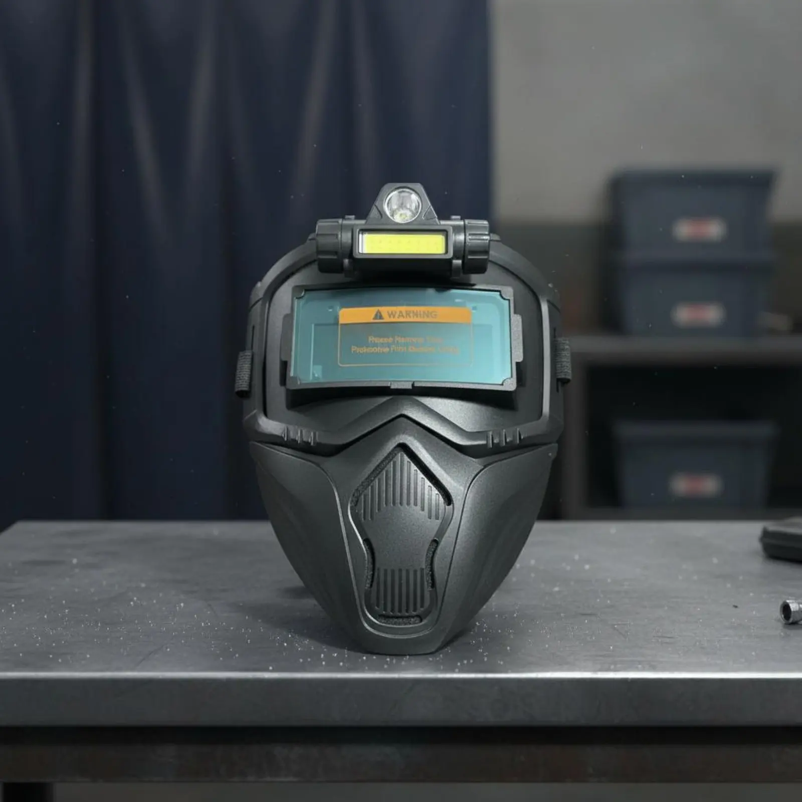 

Автоматически затемняющаяся маска для пайки со встроенной регулировкой яркости, полнолицевая защитная маска для пайки