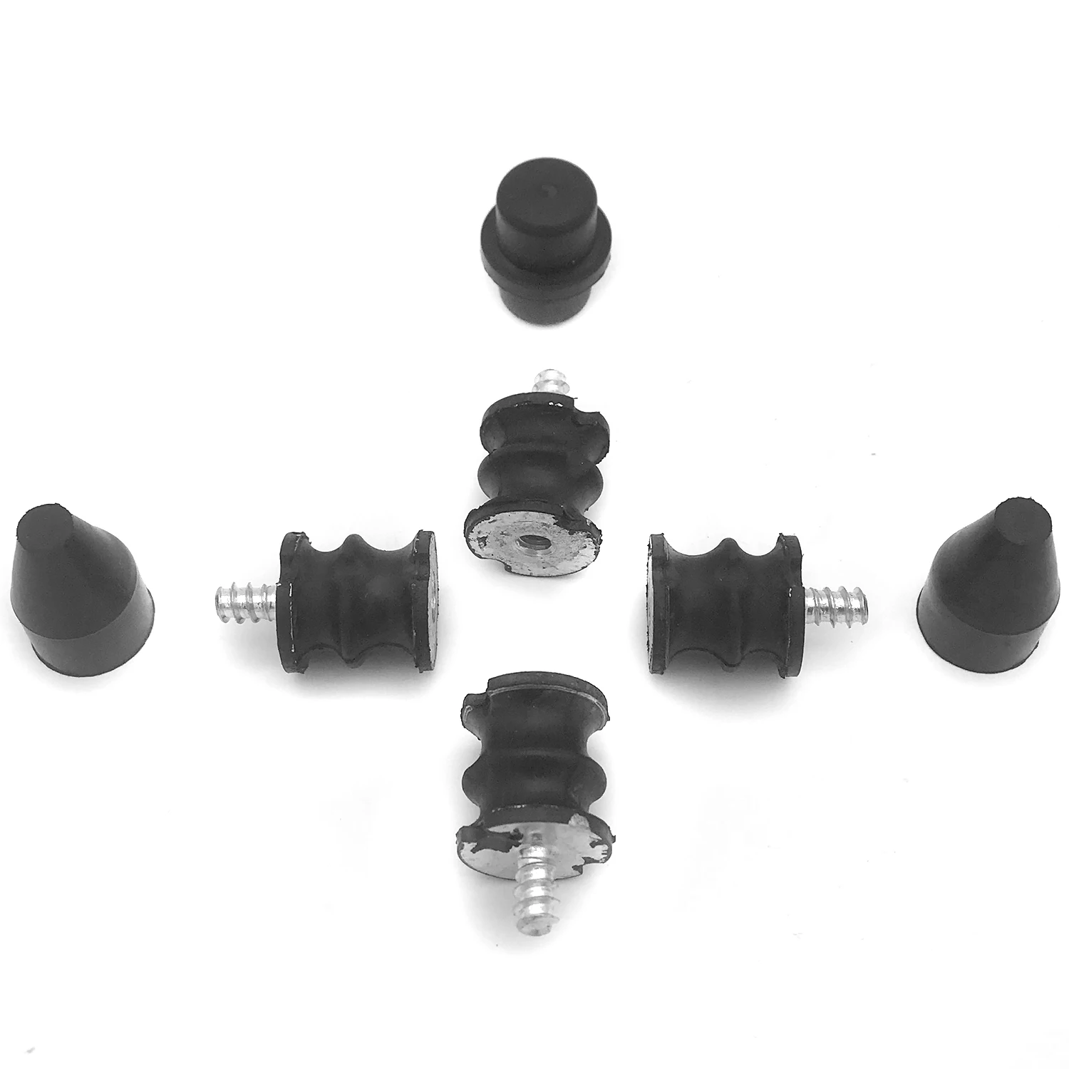 7Pcs Rubber Front Handle Isolator Buffer Shock Mount elements Set Kit Fit for Husqvarna 136 137 141 142 Chainsaw Parts