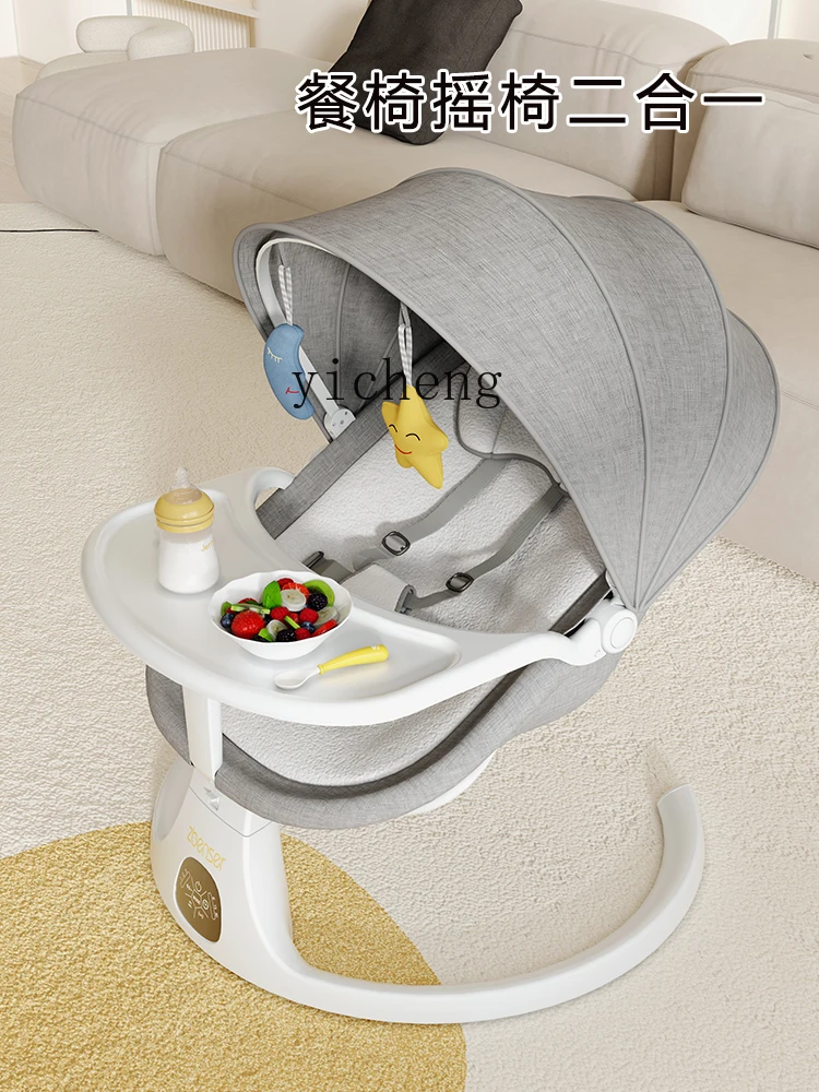 XL Electric Rocking Chair Newborn Sleeping with Baby Cradle Chair Smart Cradle