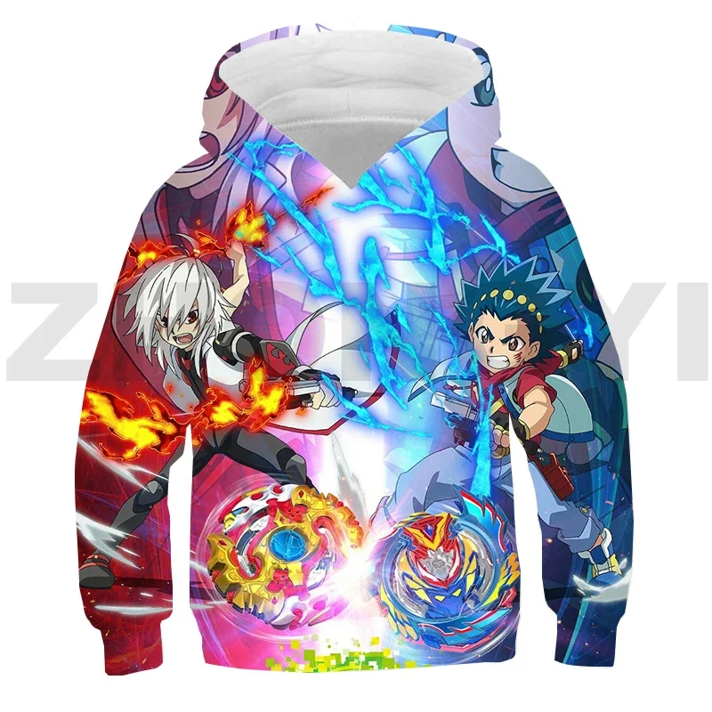 

Hot Harajuku Beyblade Burst 3D Anime Hoodie Men Clothing Daily Plus Size Pullovers Kids Lounge Wear Boys Girls Gift Streetwear