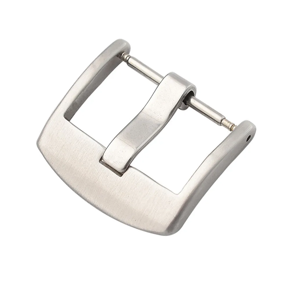 Tali Jam Tangan Baja Tahan Karat Gesper Jam Tangan 16Mm 18Mm 20Mm 22Mm 24Mm Universal Perak Hitam Emas Disikat Logam Gesper Tali Jam Tangan