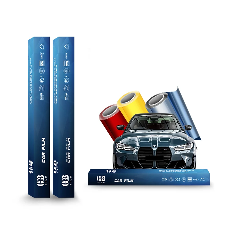 

Gloss Black TPU Film Car Wrap Vinyl Self Healing Material Protection Roll Body UV Proof and Anti-Scratch Function