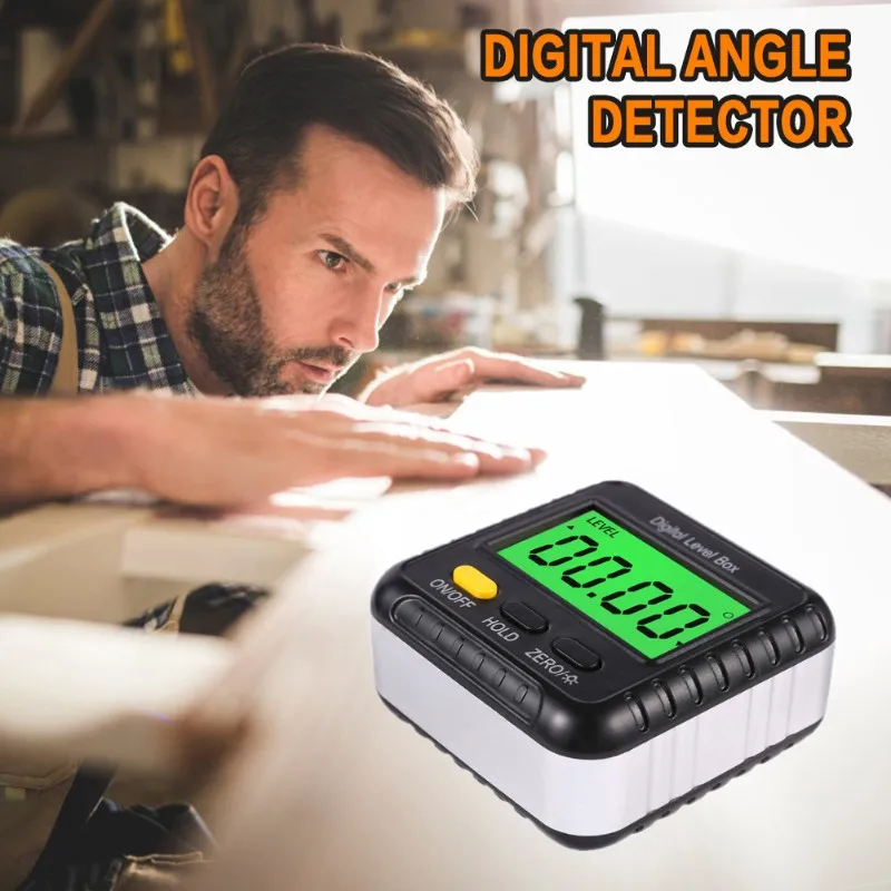 A86P-مقياس الميل الرقمي 360 °   أداة قياس صندوق قياس الزاوية الرقمية الإلكترونية