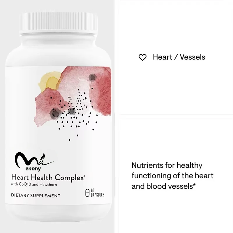 Containing Coenzyme Q10, Taurine, and Hawthorn - containing minerals, amino acids, and plant components -60 capsules